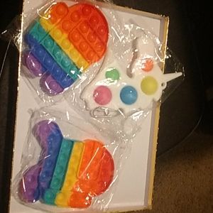 Dimple fidget toys / Poppets: Unicorn, Among us